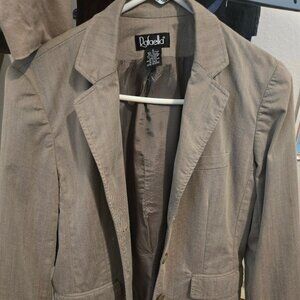 Rafaella Cream Brown Blazer